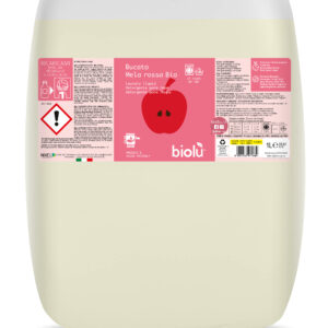 Detergent lichid pentru rufe albe si colorate cu mere rosii ecologic 20l Biolu