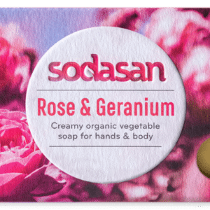 Sapun crema cu trandafir salbatic ecologic 100g Sodasan