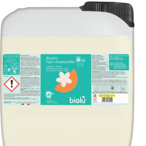 Detergent lichid pentru rufe albe si colorate cu portocale ecologic 5l Biolu