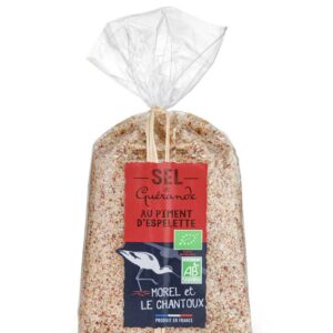 Sare de mare cu ardei iute Espelette bio 250g Morel et Le Chantoux