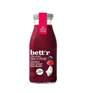 Smoothie cu zmeura, acai si cocos bio 250ml Bettr