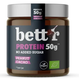 Crema proteica de arahide si cacao bio 250g Bettr