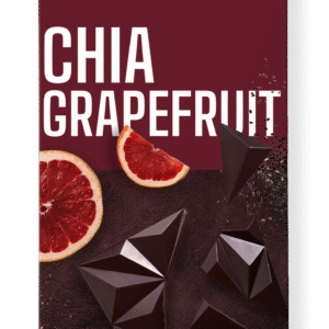 Ciocolata neagra 70% cu chia si grapefruit bio 60g Benjamissimo