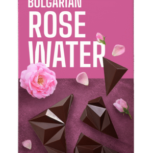 Ciocolata neagra 70% cu apa de trandafir bio 60g Benjamissimo