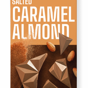 Ciocolata alba cu migdale si caramel sarat bio 60g Benjamissimo