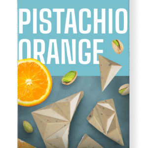 Ciocolata alba cu fistic si portocale bio 60g Benjamissimo