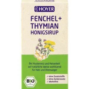 Sirop de miere cu fenicul si cimbru bio 250g Hoyer