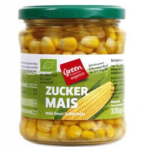 Porumb dulce bio 330g Green Organics