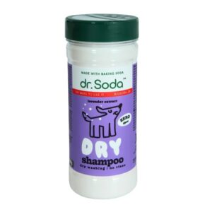 Sampon uscat pentru caini cu bicarbonat de sodiu si extract de lavanda, 350g, Dr.Soda