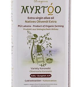 Ulei de masline extravirgin myrtoo bio 5l Stamatakos Olivegrove