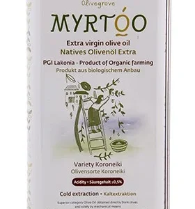 Ulei de masline extravirgin myrtoo bio 5l Stamatakos Olivegrove