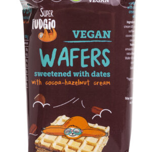 Napolitane cu cacao si alune de padure indulcite cu curmale bio 120g Super Fudgio