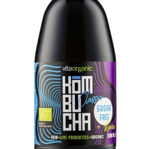 Kombucha clasic indulcita cu stevia bio 330ml Vita Organic