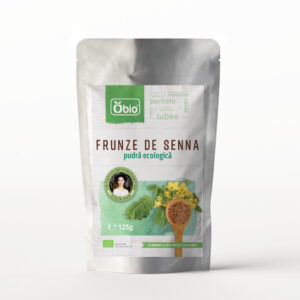 Frunze de senna pudra bio 125g Obio