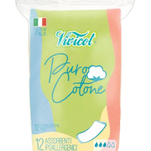 Absorbante fara aripioare din bumbac hipoalergenic 3 picaturi 12buc Vivicot