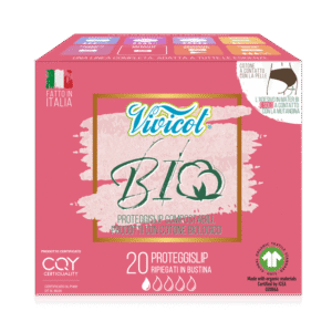 Protej slip din bumbac compostabil ecologic 1 picatura 20buc Vivicot