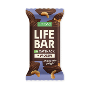 Baton proteic de ovaz cu ciocolata bio 40g Lifebar