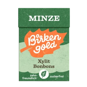 Drajeuri cu menta indulcite cu xylitol 30g Birkengold