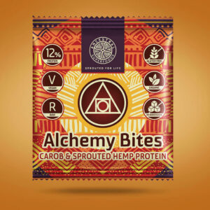 Gustare cu carob si canepa bio 40g Ancestral Superfoods