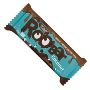 Baton cu cocos invelit in ciocolata bio  30g Roobar