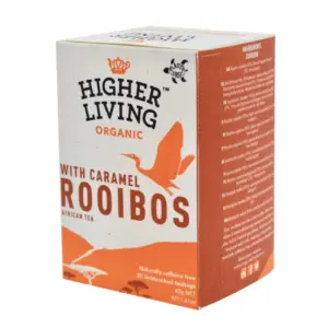 Ceai rooibos cu caramel bio 20dz 40g Higher Living