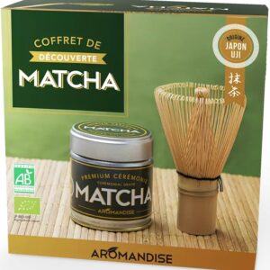 Set pentru ceai ceremonial matcha bio 30g Aromandise