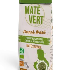 Ceai mate verde salbatic bio 350g Aromandise