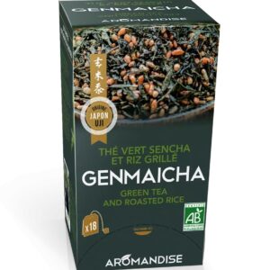 Ceai verde cu orez genmaicha bio 18dz x 2g 36g Aromandise