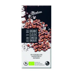 Ciocolata neagra cu espresso nibs bio 100g Meybona