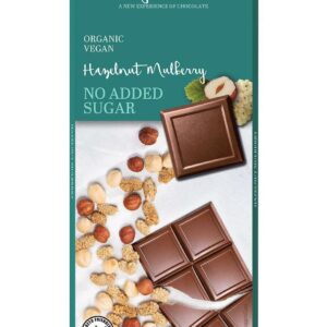 Ciocolata cu alune si dude fara zahar adaugat bio, 70g, Benjamissimo