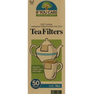 Filtre de ceai inalte nealbite compostabile 50buc If You Care