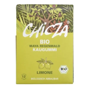 Guma de mestecat cu lamaie bio 12 lamele 30g Chicza
