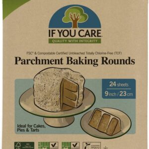 Hartie de copt rotunda nealbita compostabila 24buc If You Care