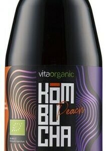 Kombucha cu piersici bio 330ml Vita Organic