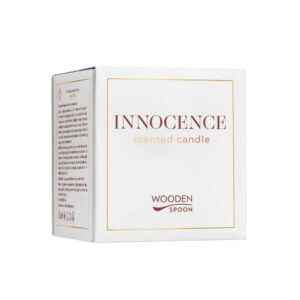 Lumanare naturala cu lemn de santal innocence 200g Wooden Spoon