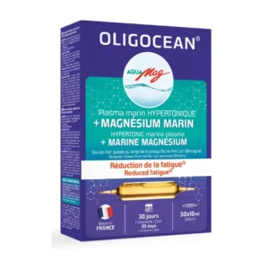 Magneziu marin aquamag si plasma marina hipertonica 30 fiole x 10 ml 330ml Oligocean