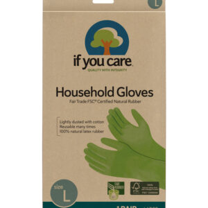 Manusi din cauciuc natural uz casnic marime l If You Care