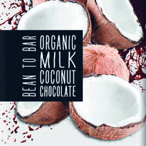 Ciocolata cu lapte si fulgi de cocos bio 100g Meybona