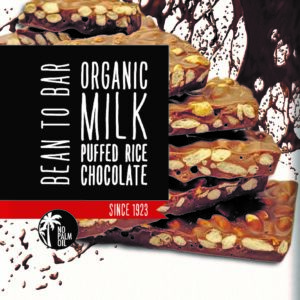 Ciocolata cu lapte si orez expandat bio 70g Meybona