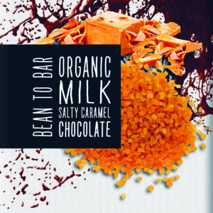 Ciocolata cu lapte si caramel sarat bio 100g Meybona