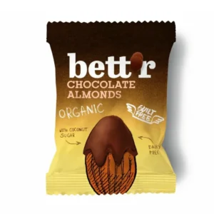 Migdale invelite in ciocolata bio 40g Bettr