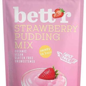 Mix pentru budinca cu capsuni bio 150g Bettr