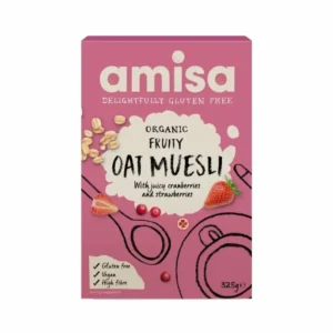Musli cu fructe si ovaz bio 325g Amisa