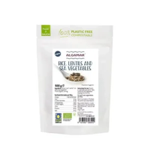 Orez si linte cu alge bio 500g Algamar