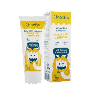 Pasta de dinti naturala pentru copii cu portocale si clementine 50ml Nordics