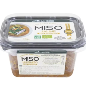 Pasta miso galbena bio 270g Aromandise