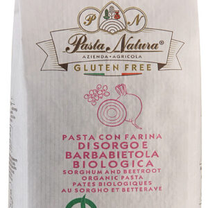Paste din faina de sorg cu sfecla rosie bio 250g Pasta Natura