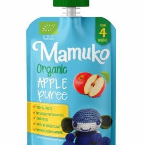 Piure de mere bio  4+ luni 100g Mamuko