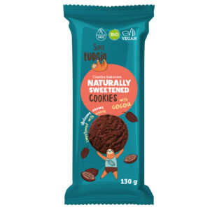 Biscuiti cu cacao indulciti cu agave bio 130g Super Fudgio