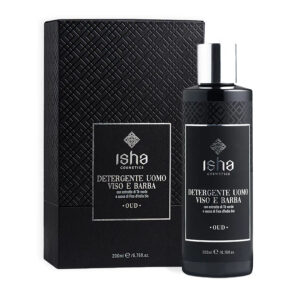 Sapun lichid pentru curatarea fetei si barbii pentru barbati 200ml Isha